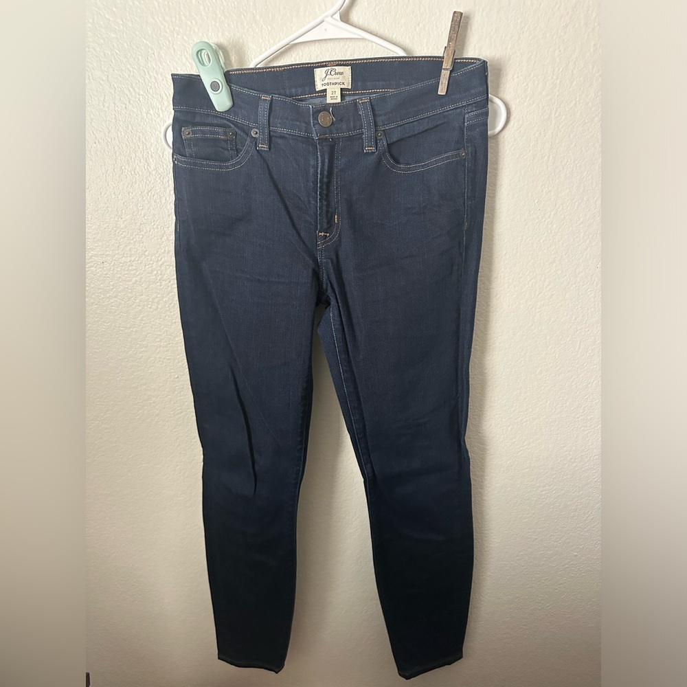 J. Crew toothpick jeans - size 27